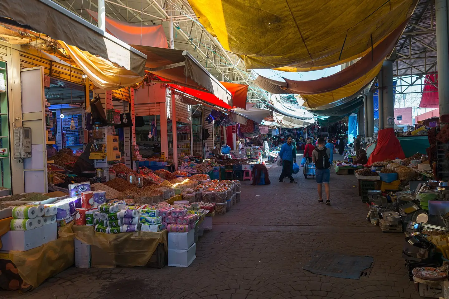 Souk El Had in Morocco