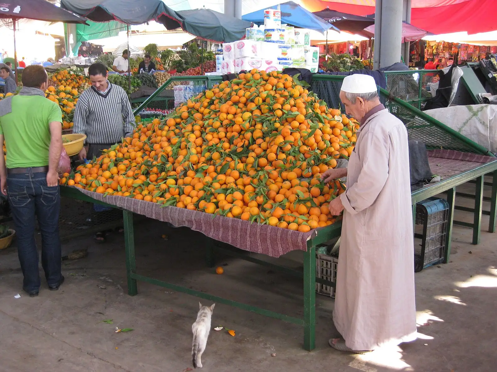 Souk El Had in Morocco