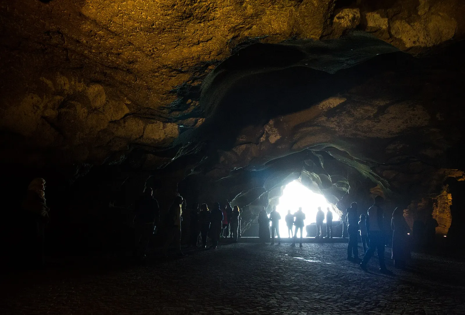 Rock chambers of the Caves of Hercules