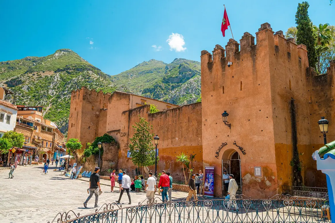 Chefchaouen Kasbah in Morocco