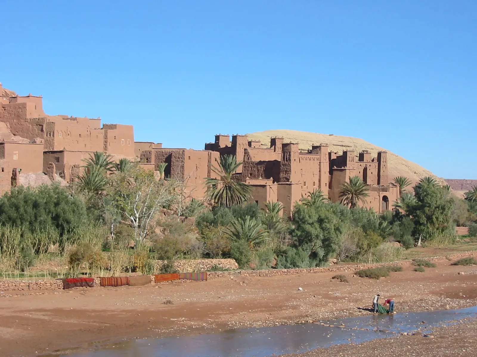 Aït Ben Haddou seen from the riverbank