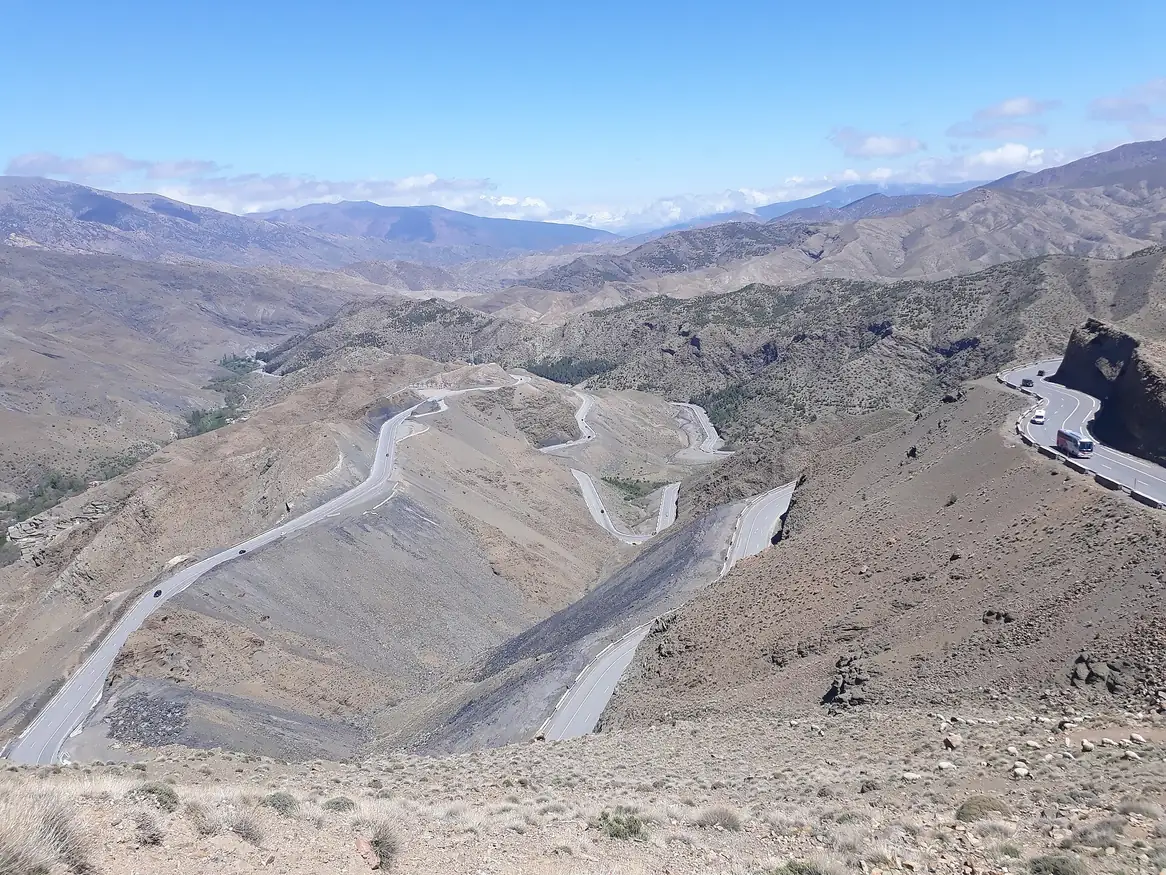 Tizi n’Tichka landscape in spring