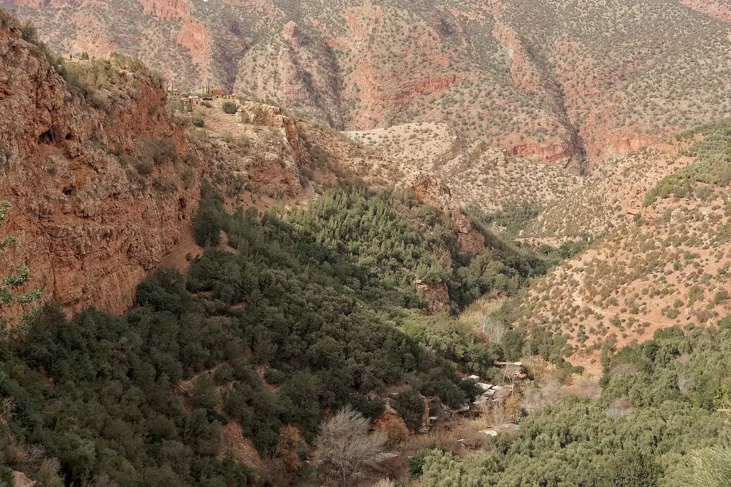 Viewpoint over the Ouzoud gorge
