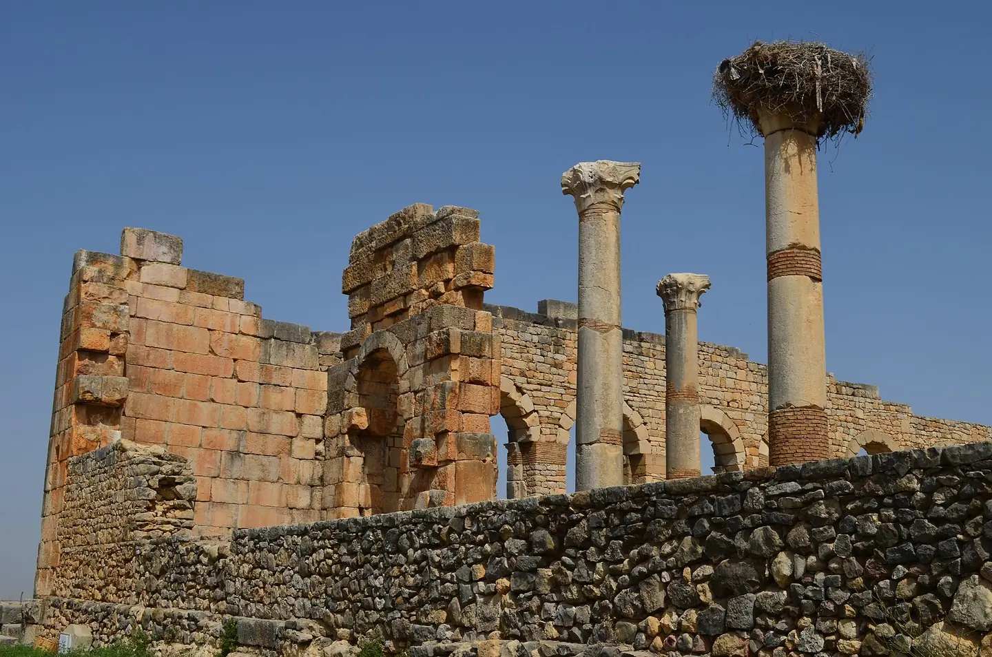 Basilica ruins at Volubilis