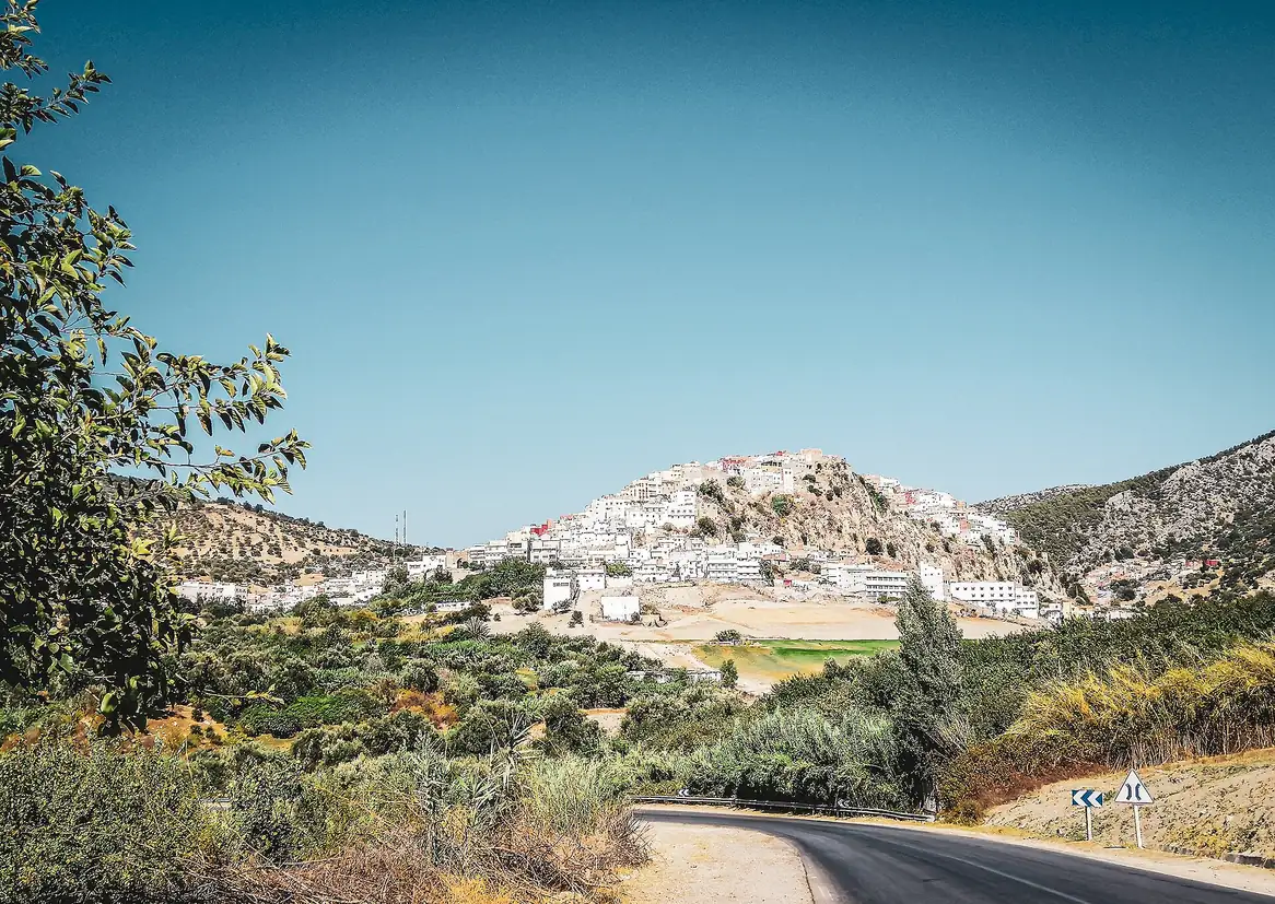 Hillside town, Moulay Idriss Zerhoun