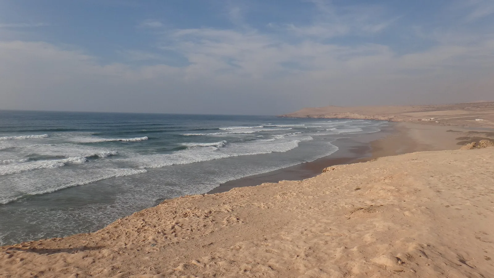 Coastal landscape at Tamri north of Agadir