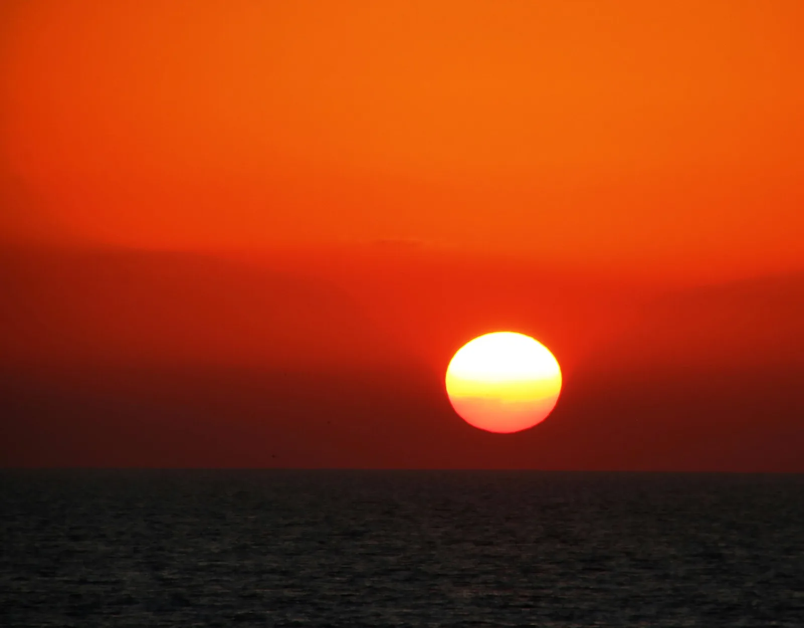 Sunset over the Atlantic in Agadir