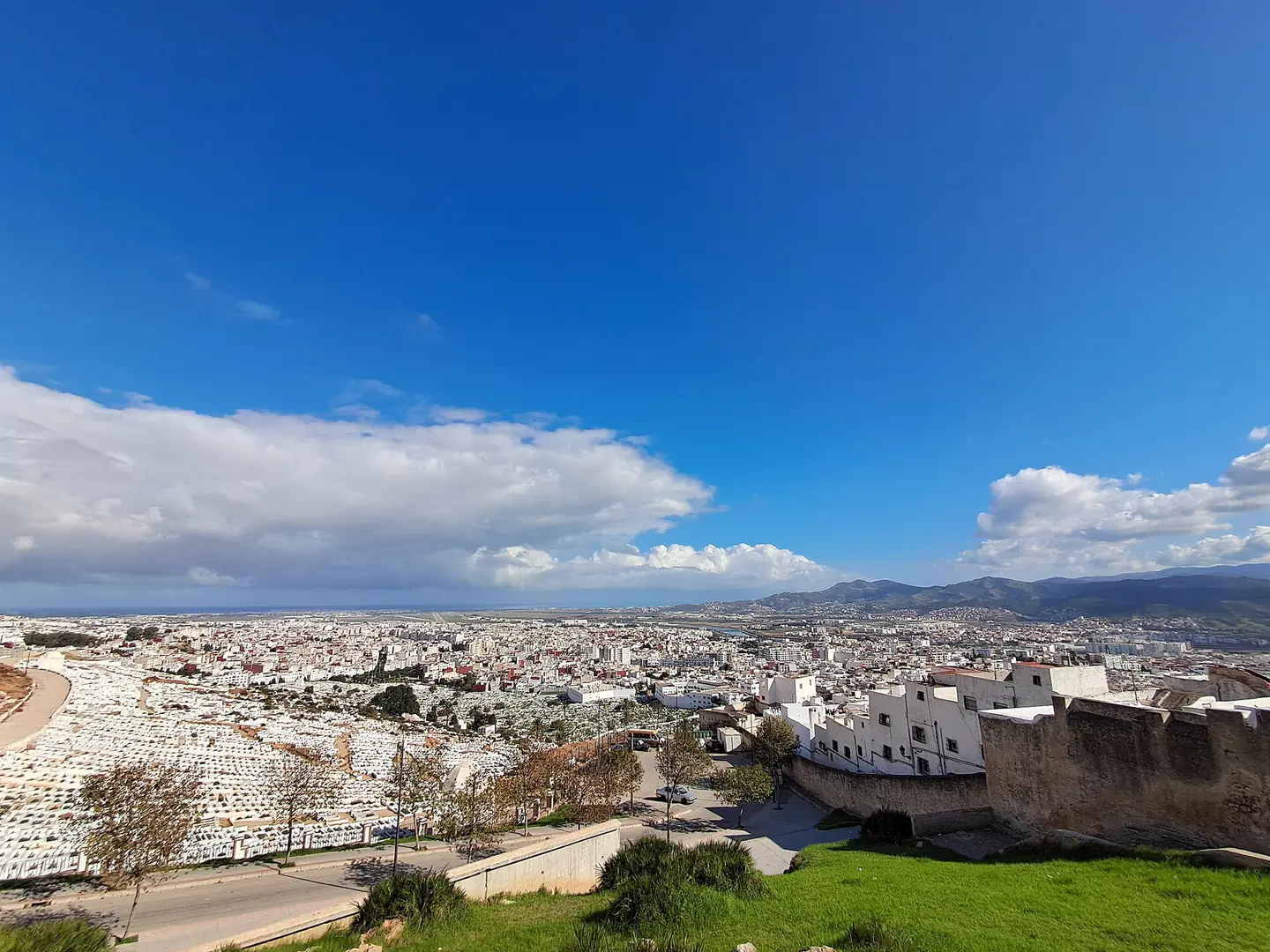 Tetouan near the medina and kasbah