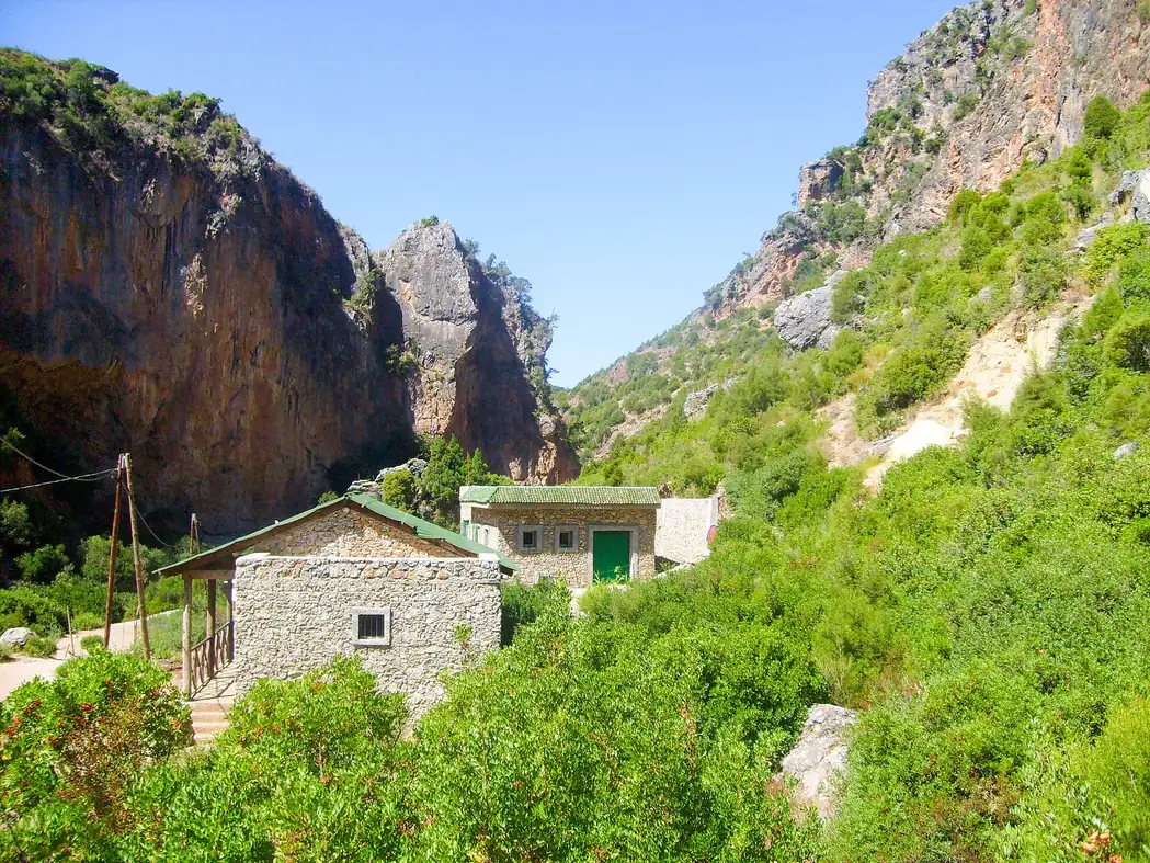 Stone building in the Talembote gorge, Talassemtane
