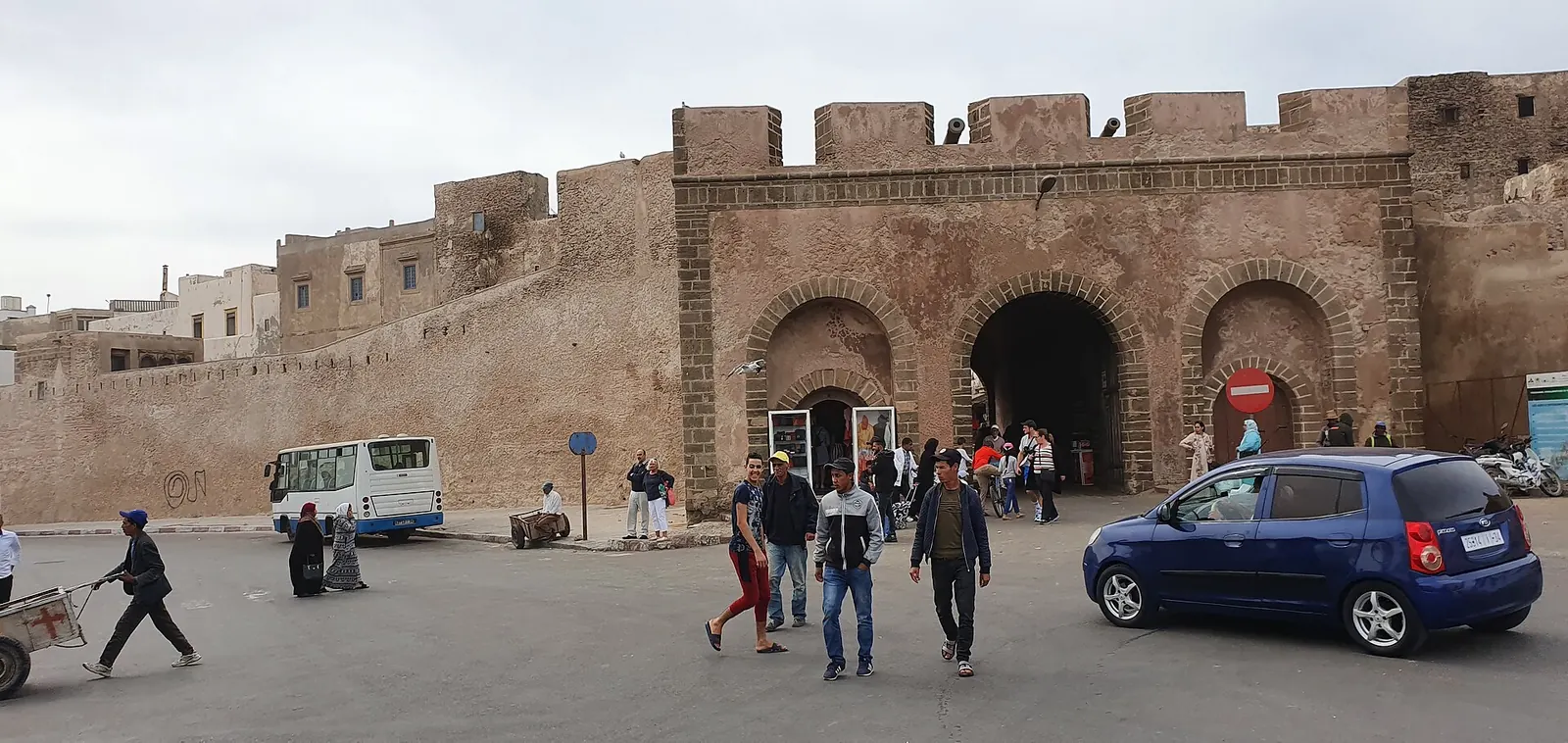 Bab Doukkala, a historic gate in the walls of the Essaouira Medina