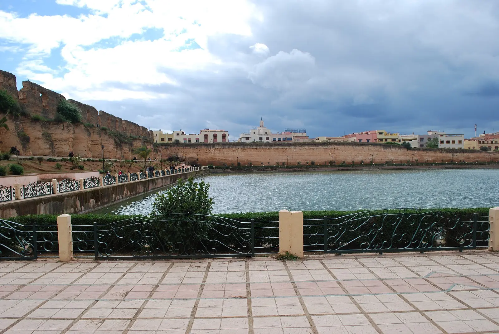 Agdal basin and city walls, Meknes