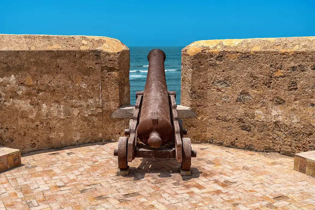 Cannon on the Borj Sidi Mimoun tower, Asilah