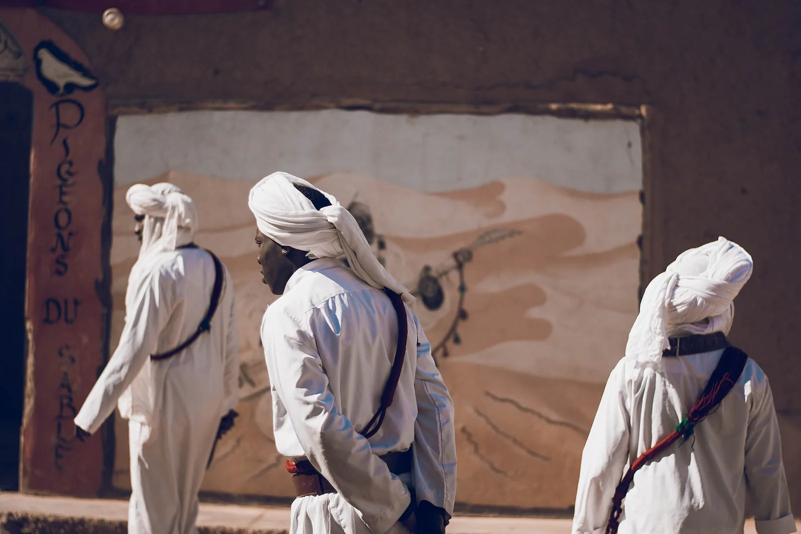 Gnawa musicians, Khamlia Village