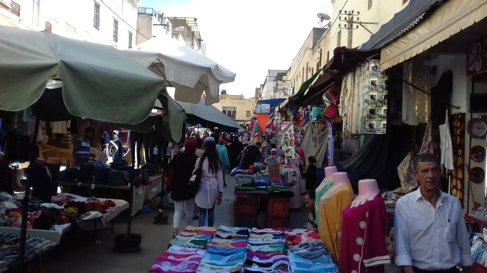 Market street in the medina, Meknes Medina