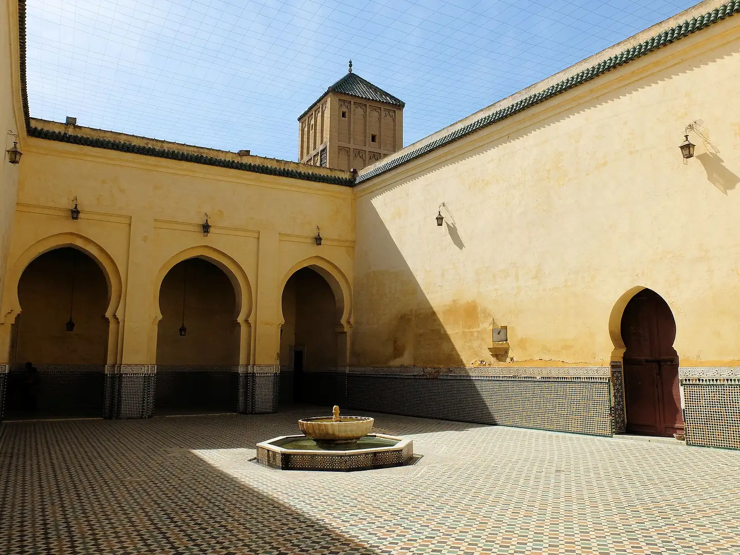 Main courtyard, Moulay Ismail Mausoleum