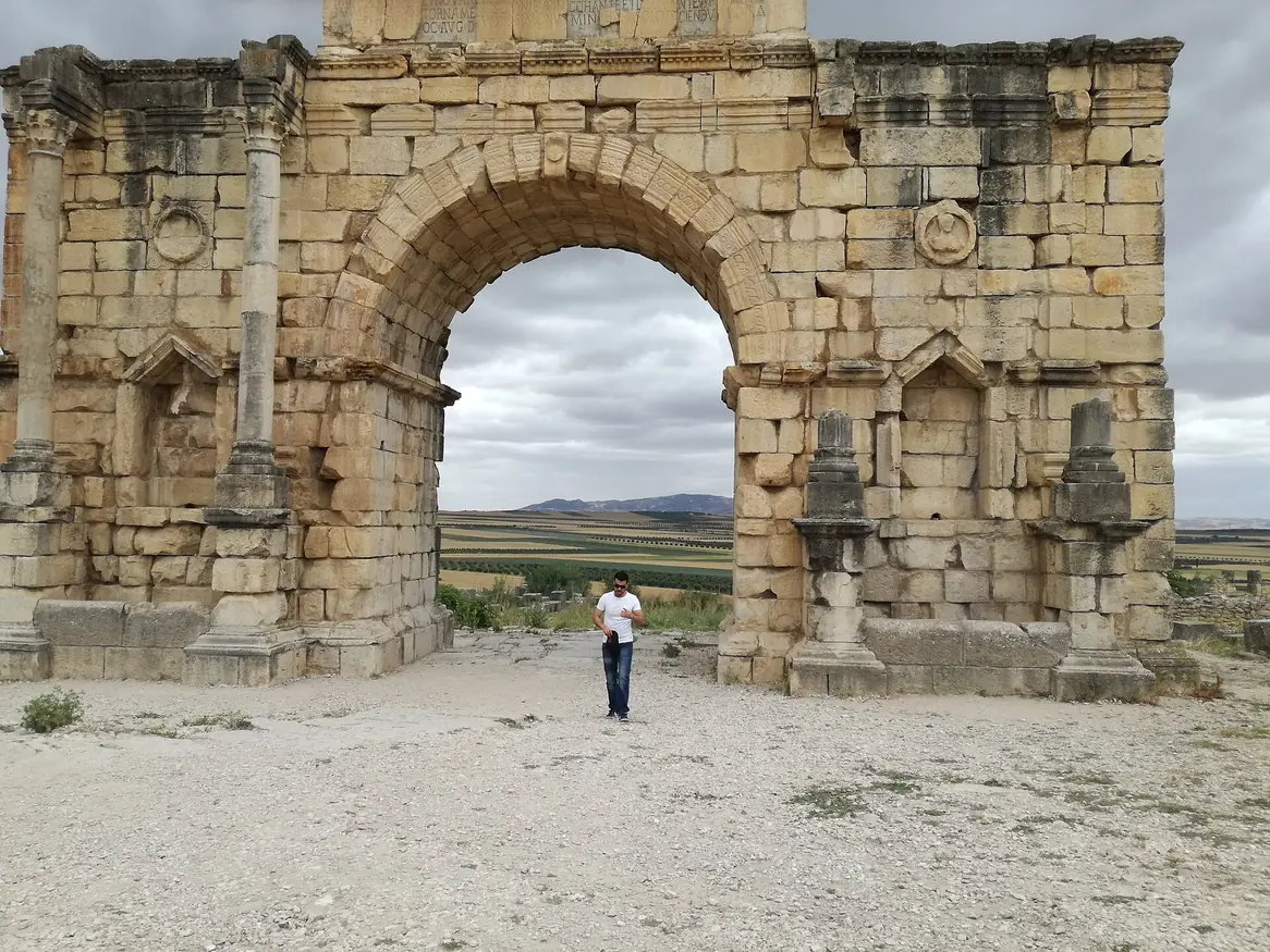 Triumphal arch, Volubilis Archaeological Site