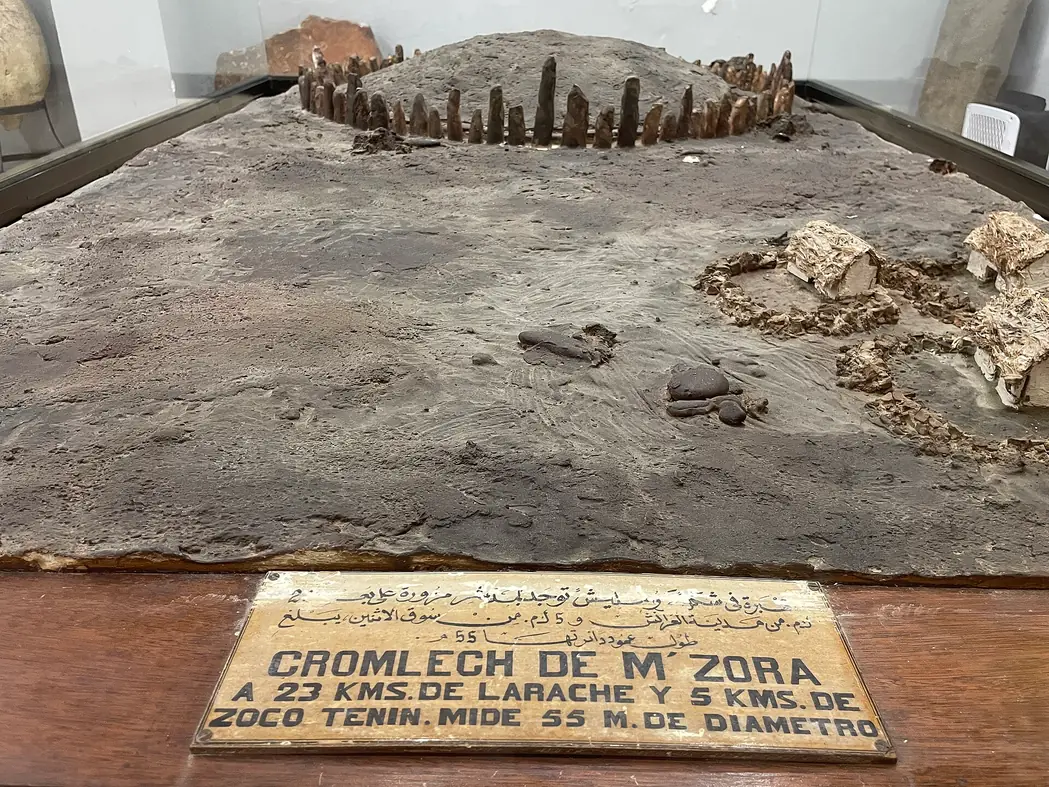Model of the M’Zora cromlech, Tetouan Archaeological Museum