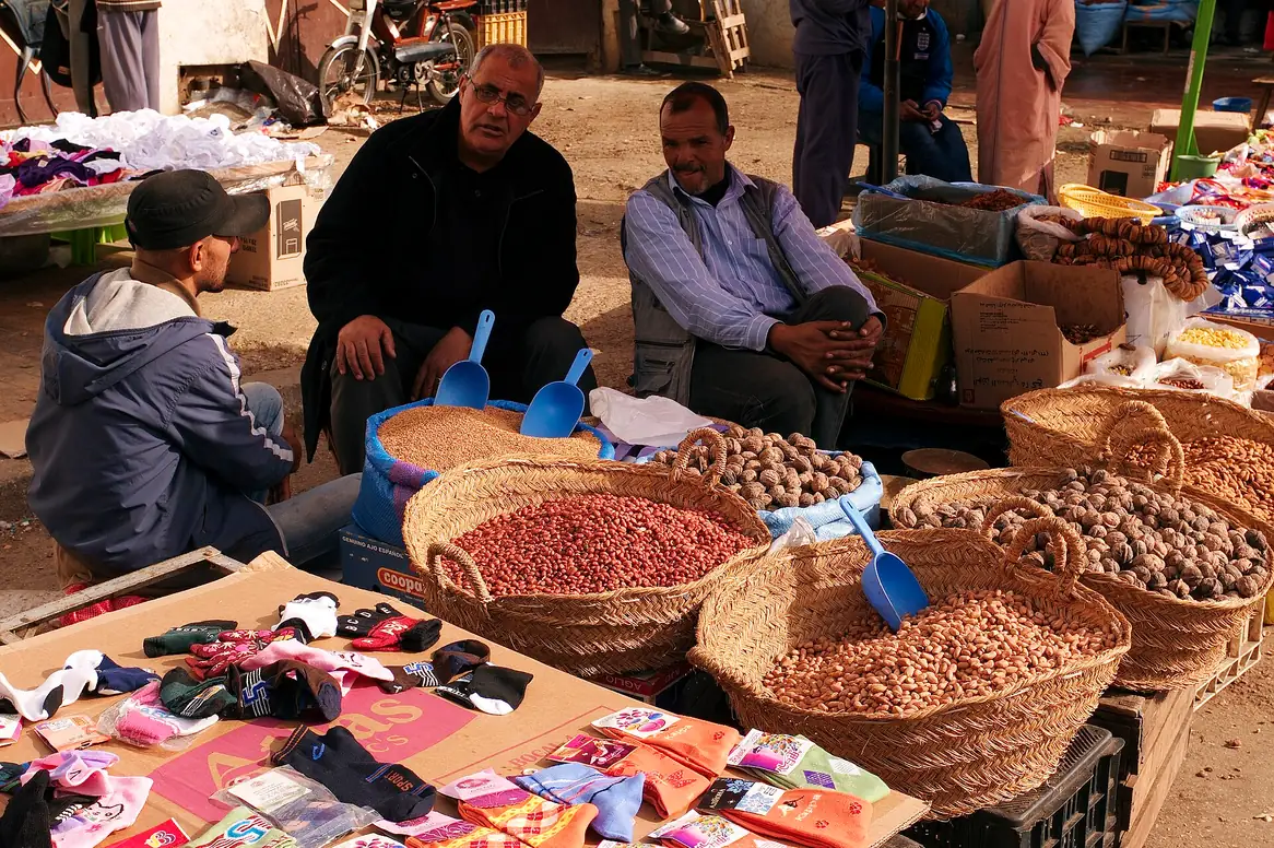 Spice stall in the Meknes souk