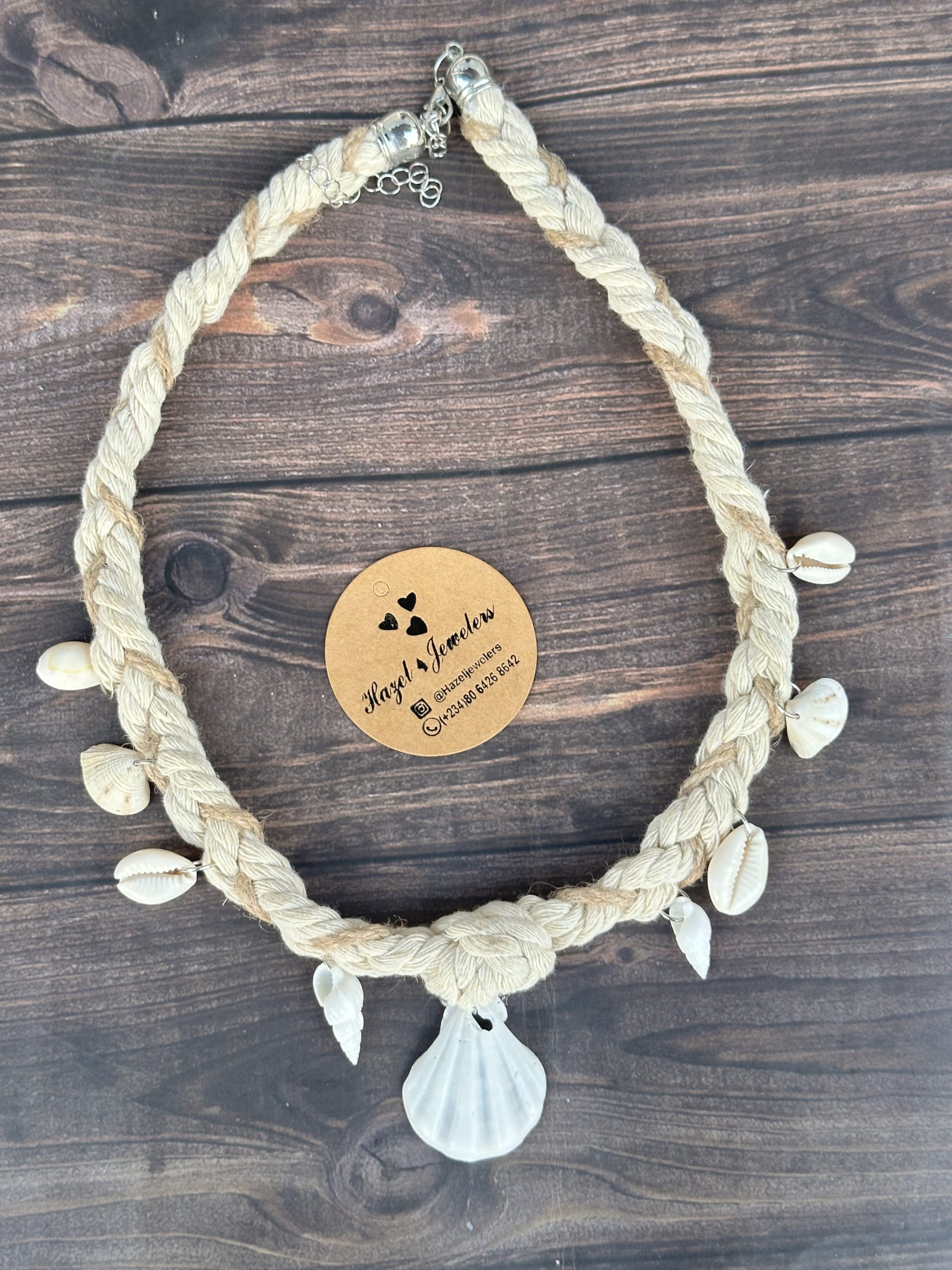 Cowrie Necklace With Shell Pendant