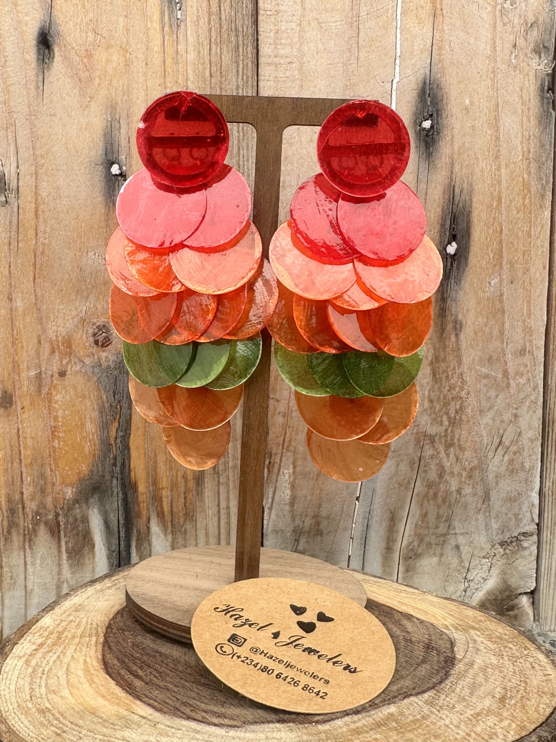 Fashionable Round Tassel Earrings