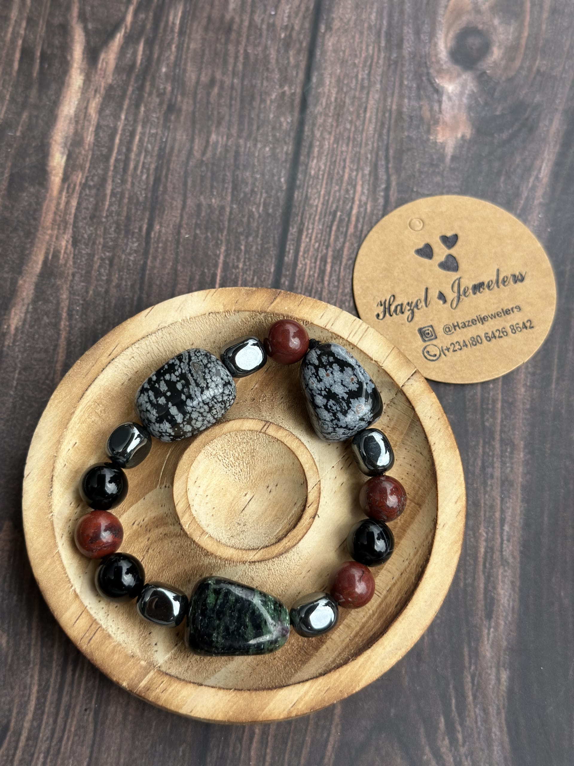 Beautiful Mixed Precious Stones Bracelet