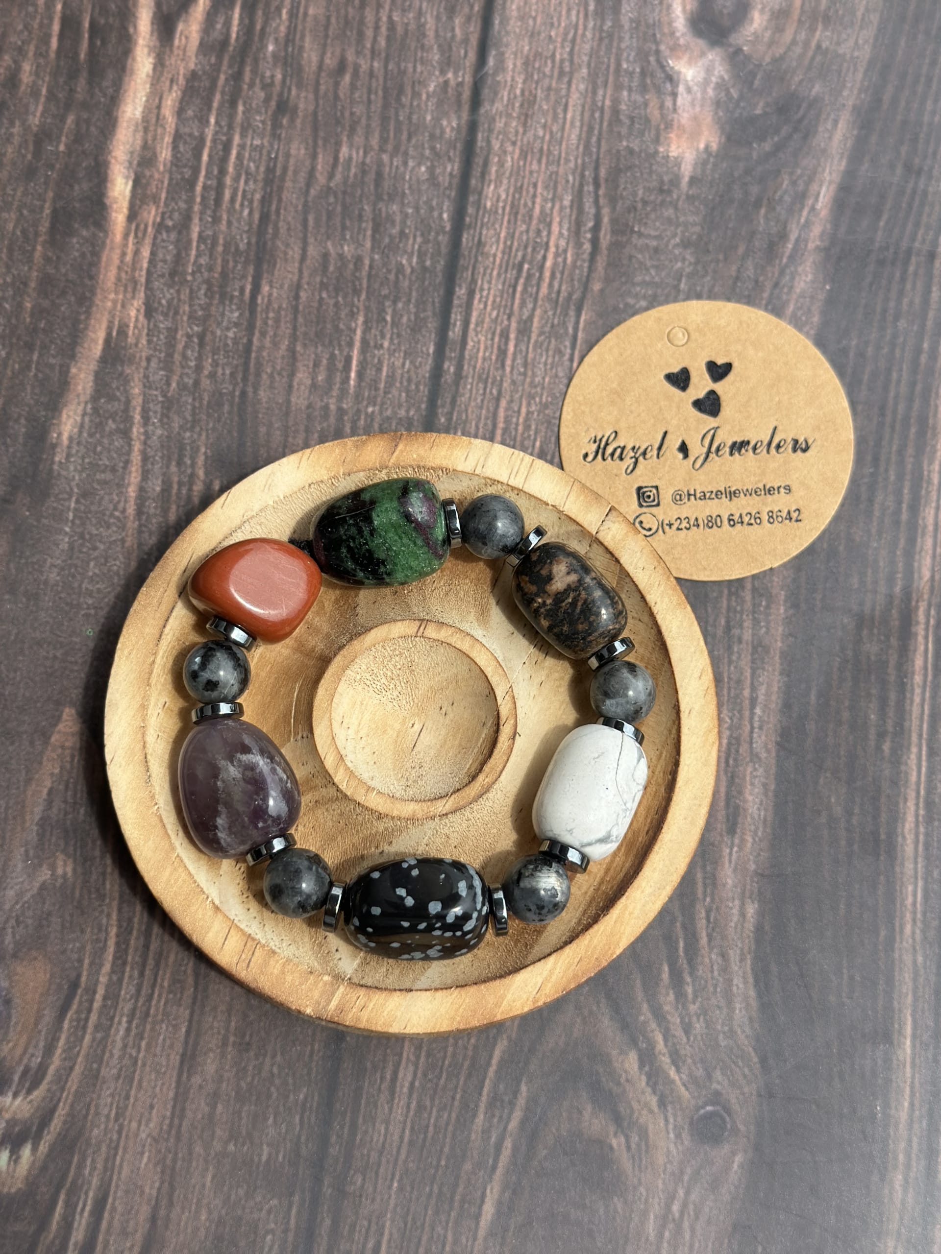 Mixed Precious Stones Bracelet