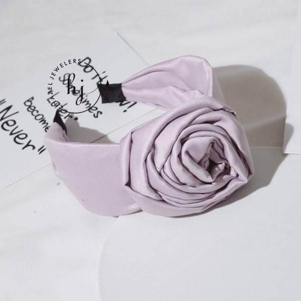 Satin Rose  Headband - Image 4