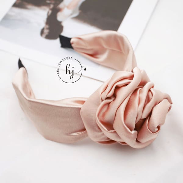 Satin Rose  Headband - Image 3