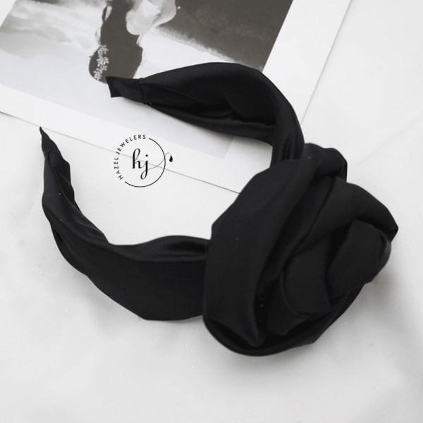 Satin Rose  Headband - Image 2