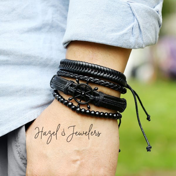 Leather Sailor Bracelet