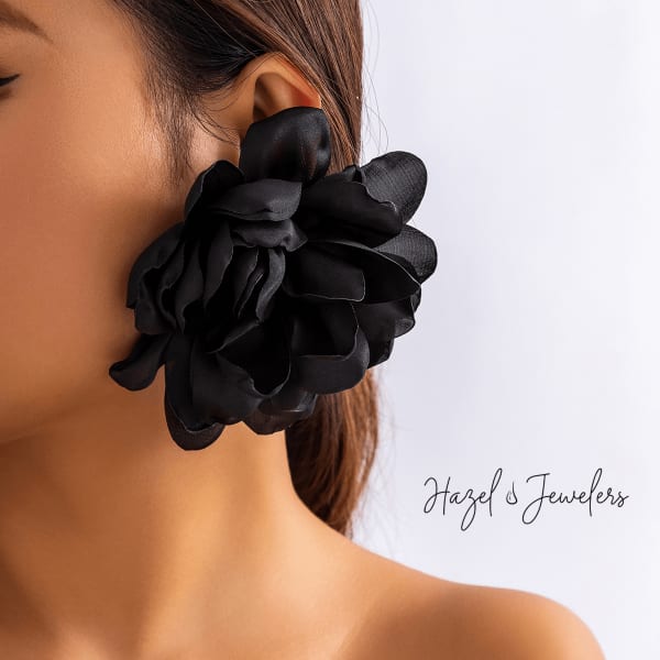 Big Flower Stud Earring