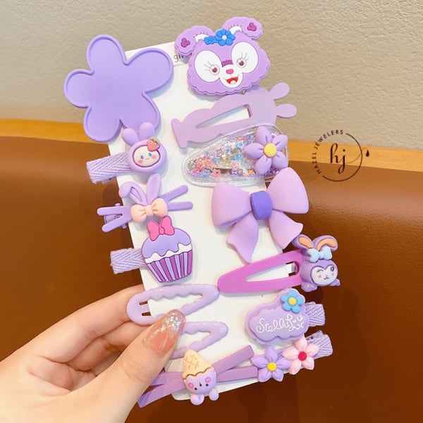 Set of kids Hair Clips - Image 3