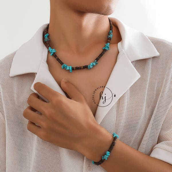 Ethnic Necklace And Bracelet Set - Image 2
