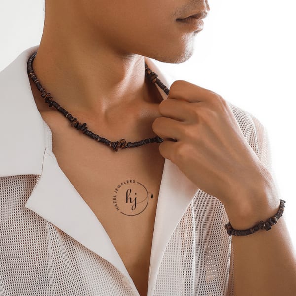 Ethnic Necklace And Bracelet Set - Image 3