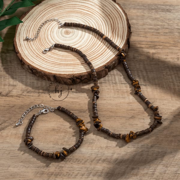 Ethnic Necklace And Bracelet Set - Image 5