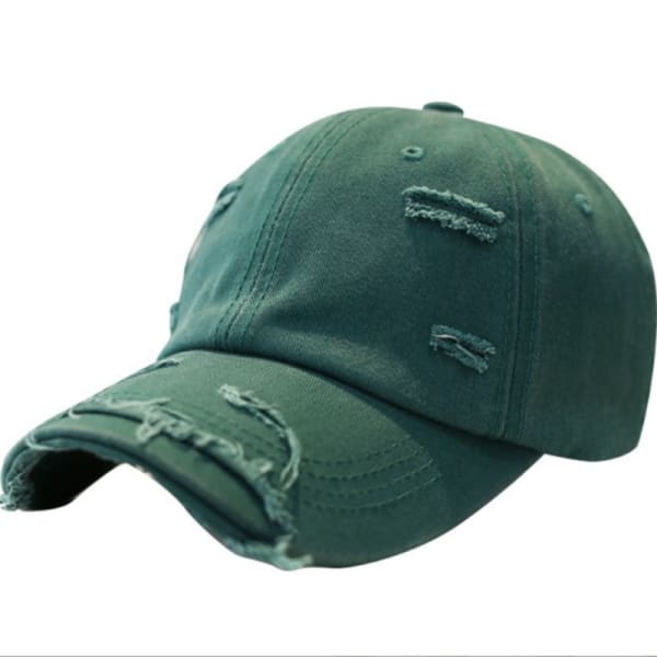 Distressed Baseball Face Cap - Image 3