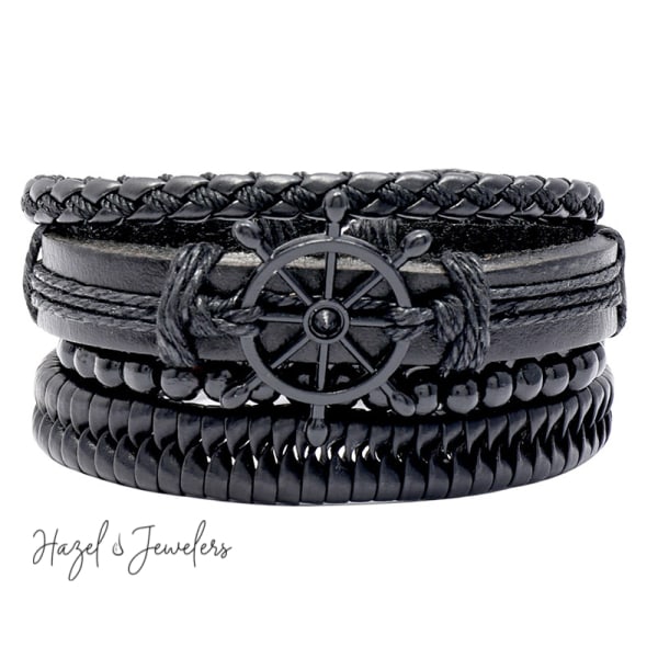 Leather Sailor Bracelet - Image 2