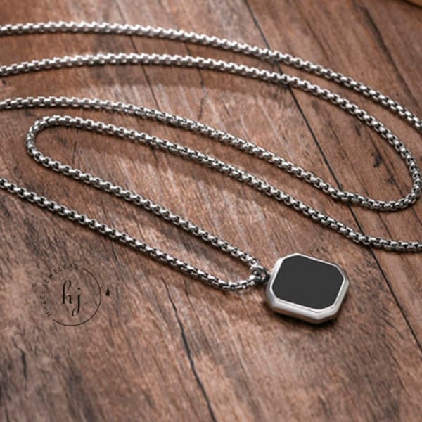 Titanium Steel Necklace With Pendant