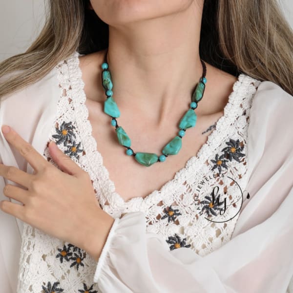 Natural Stone Jewelry Set - Image 3