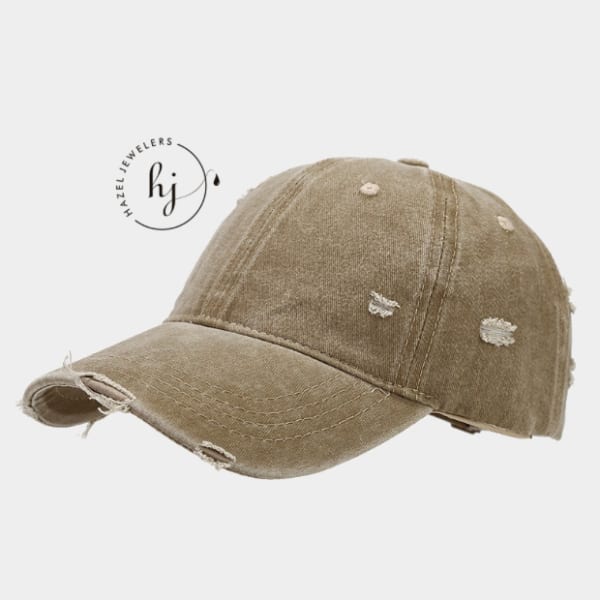 Unisex Distress Baseball Face Cap - Image 10