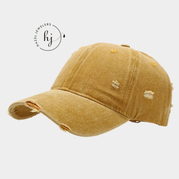 Unisex Distress Baseball Face Cap - Image 5