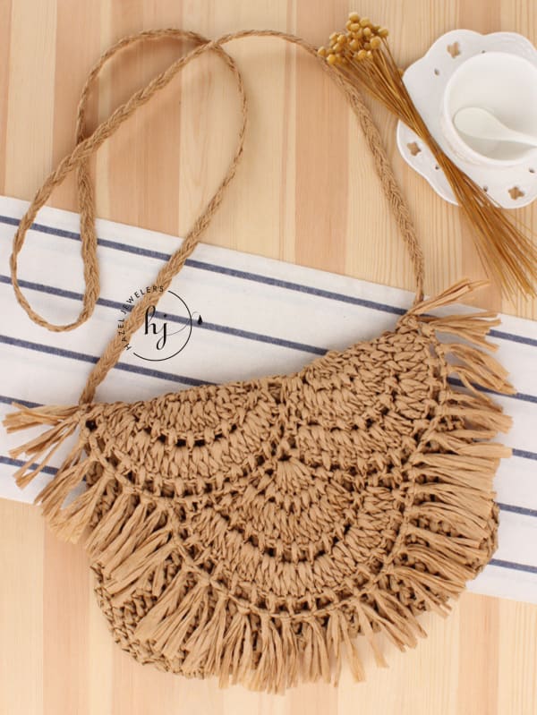 Hand Woven Crossbody Bag - Image 2