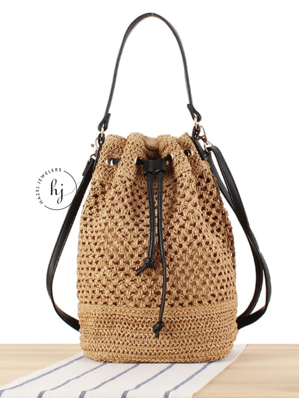 Hand Woven Bucket Bag - Image 5