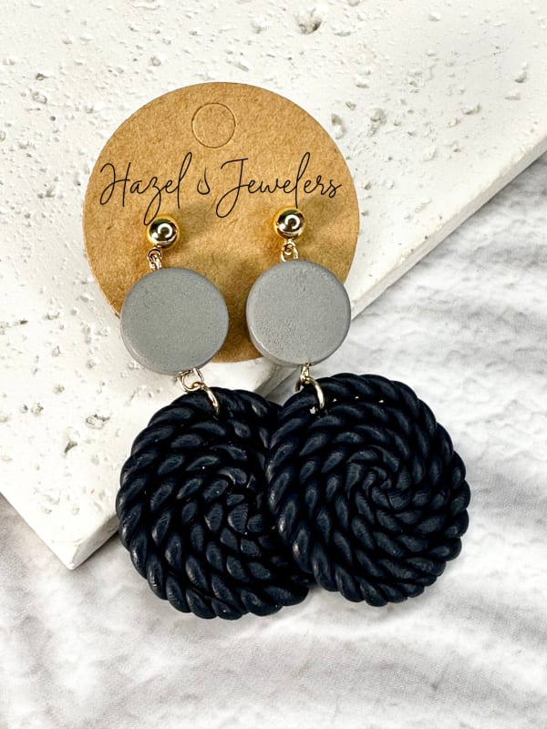 Round Clay Drop Earring - Image 4