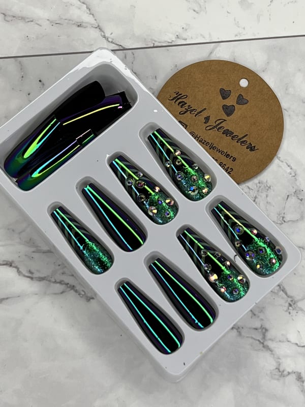 Pack Of 24 Press-On Nails (kindly Read Description Below)