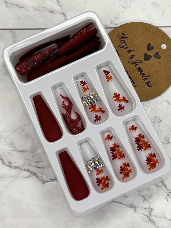 Pack Of 24 Press-On Nails (kindly Read Description Below)