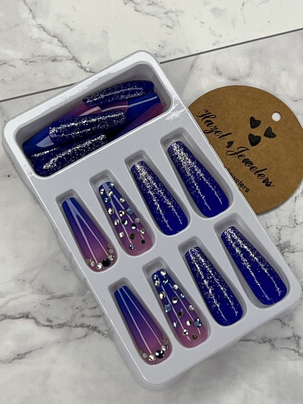 Pack Of 24 Press-On Nails (kindly Read Description Below)