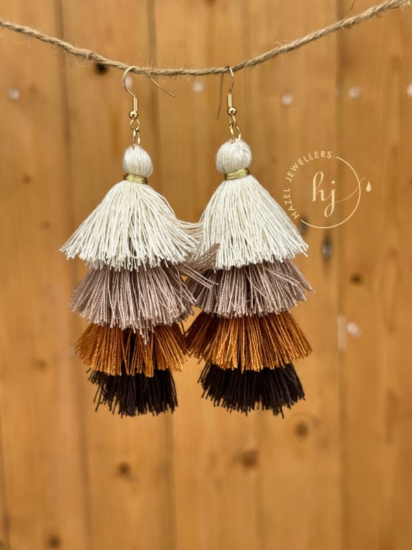 Layered Tassel Earring