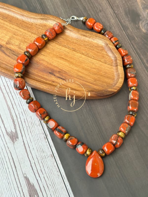 Unique Beads with Tear Drop Pendant