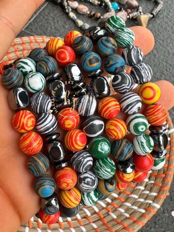 Mixed Moon Bead bracelet